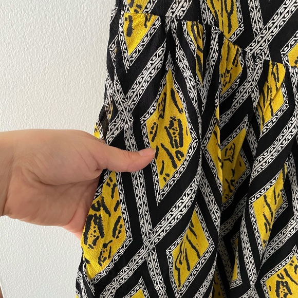 Geometric leopard print dress - Picture 3 of 7